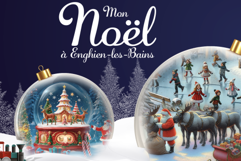 Visuel graphique MON NOËL à ENGHIEN 