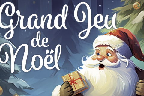 affiche noel du jeu des commerçants 