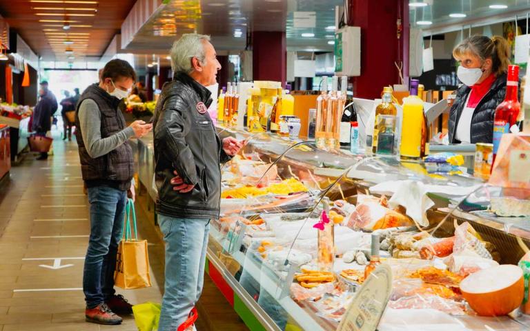 Réouverture du marché d'Enghien-les-Bains mai 2020